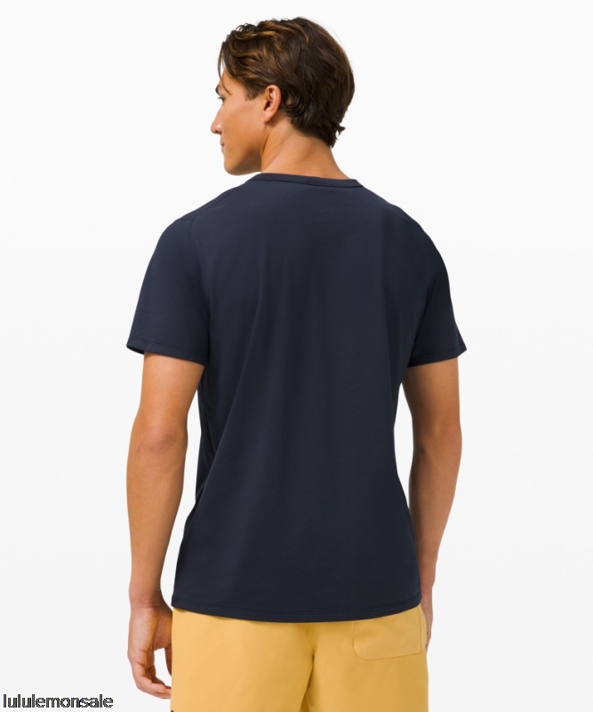 Lululemon Deutschland DELULU796 | Lululemon Deutschland Nautical Navy Das Fundamentale T-shirt